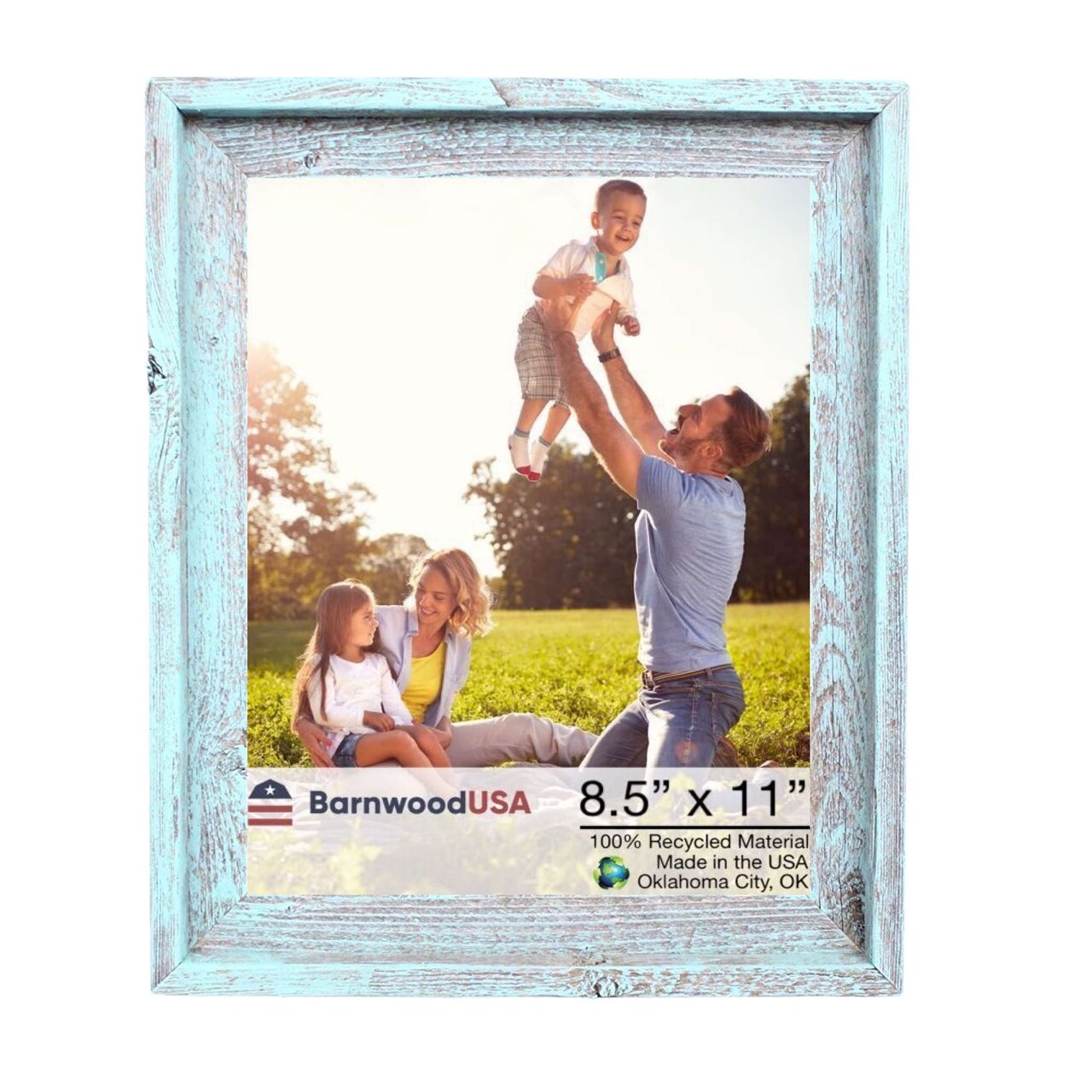 Rustic Farmhouse Signature Series Tabletop Reclaimed Wood Picture Frame
